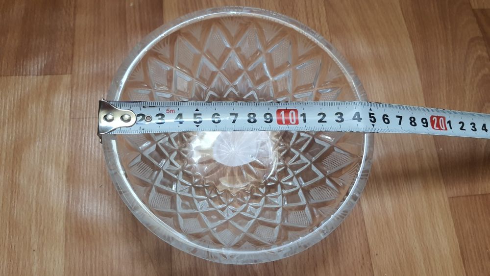 Маленькая хрустальная конфетница СССР