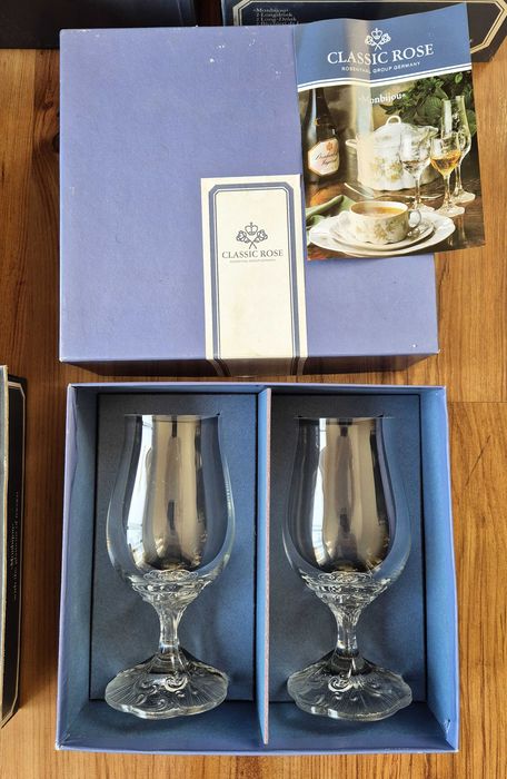 Kieliszki Classic Rose Collection Rosenthal Monbijou Germany