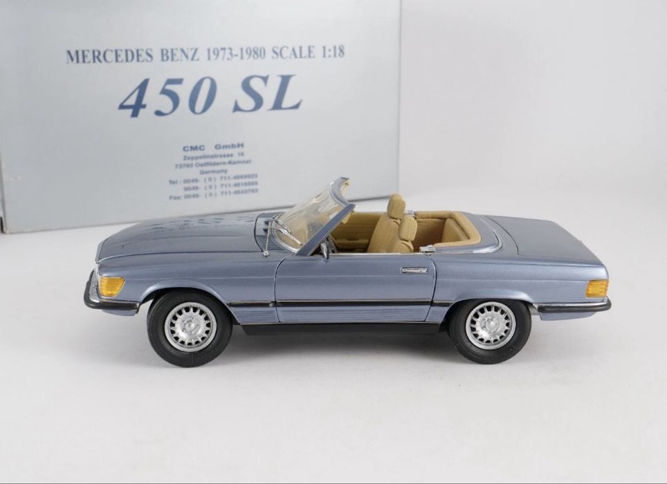 Rarytas CMC Mercedes 450SL R107 skala 1/18