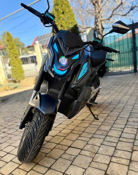 Електробайк Nitron 2800Wt Права не треба Электро мотоцикл 2800W Grey_c