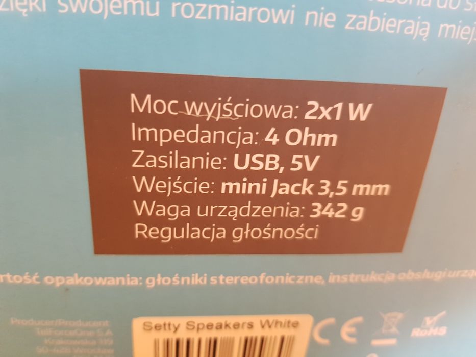 Głośniki stereofoniczne