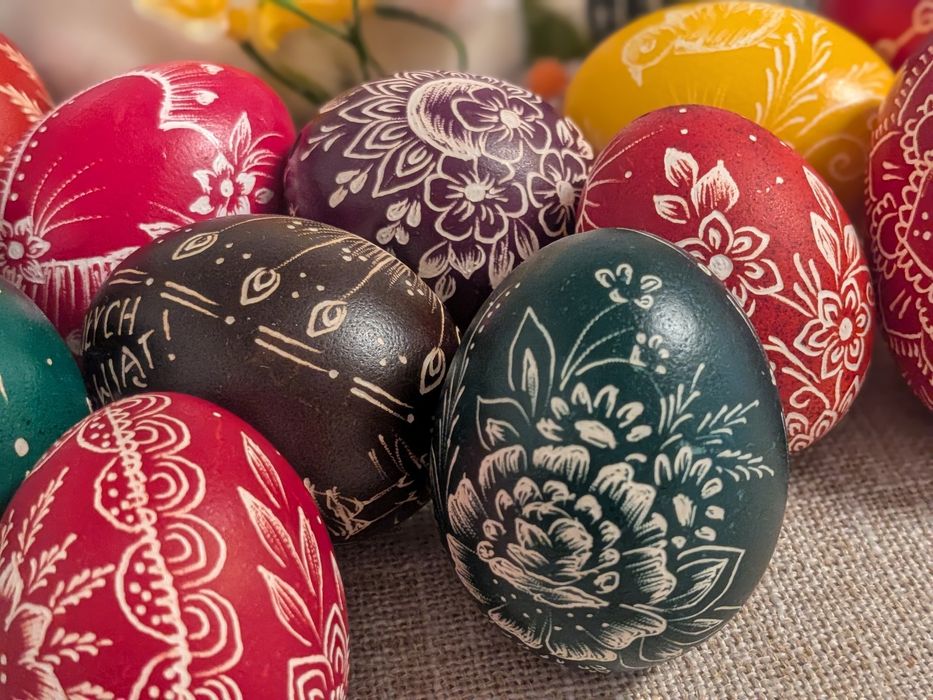 Pisanki własnoręcznie robione