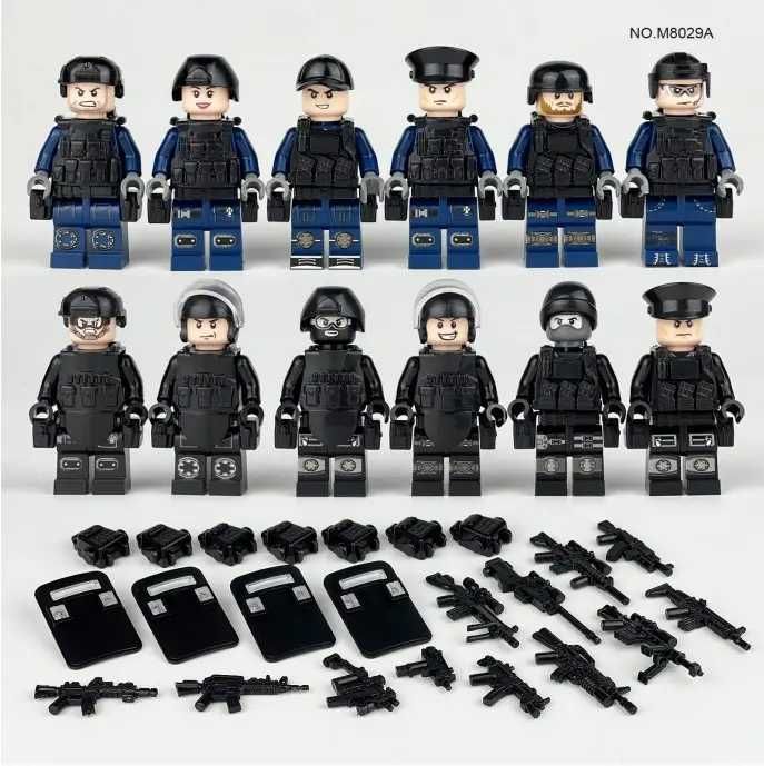 Фігурки конструктор спецназ лего військові поліція солдати