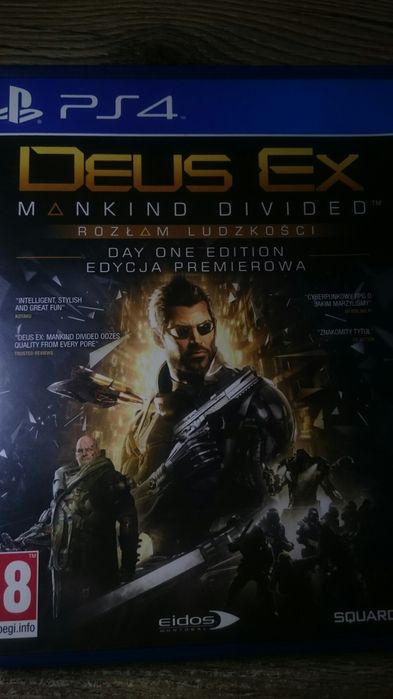 DEUS EX polska wersja PS4 Playstation 4 Rage mass effect Cyberpunk GTA