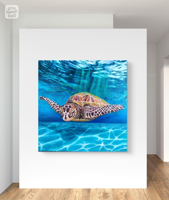 obraz ręcznie malowany