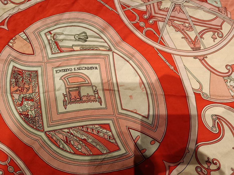 Chusta Hermes washington's carriage kaszmir
