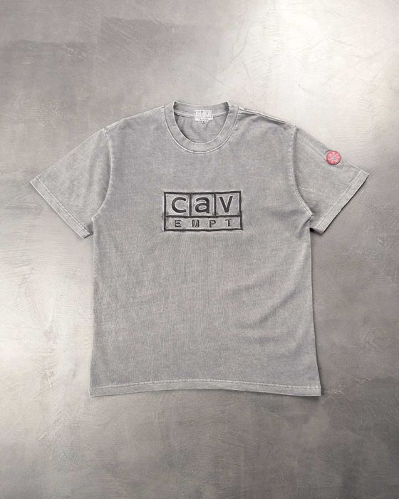 Футболка CAV EMPT Box Logo Tee Grey CAV114