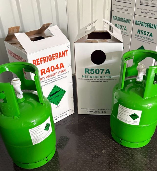 Czynniki chłodnicze R134A, R404A, R507A, R32, R1234YF, R410A