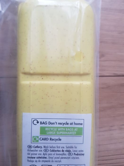 Nowy zestaw plastikowych sztućców Pepco