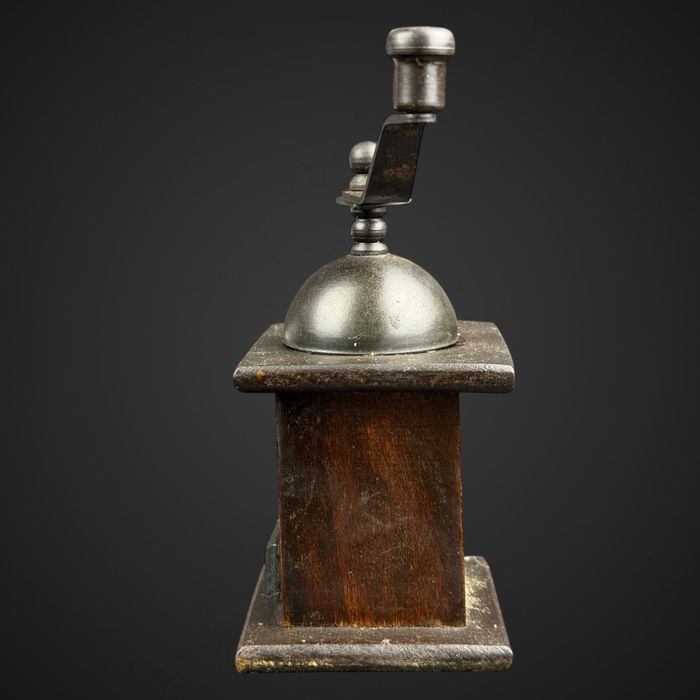 Drewniany młynek do przypraw pieprzu soli Bielsko PRL B61/012604