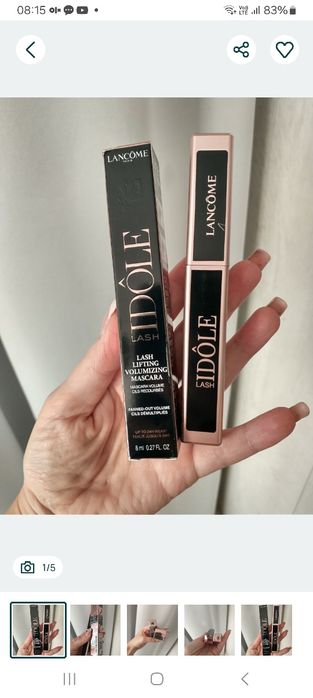Nowy czarny tusz do rzęs Lancome idole