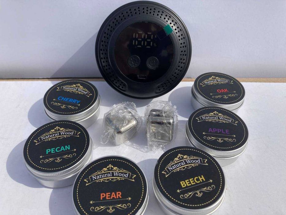 Elektryczny zestaw do palenia whisky Wędzarka koktajlowa