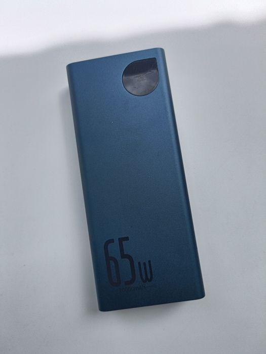 Powerbank Baseus Adaman Metal 65W 20000mAh  Niebieski
