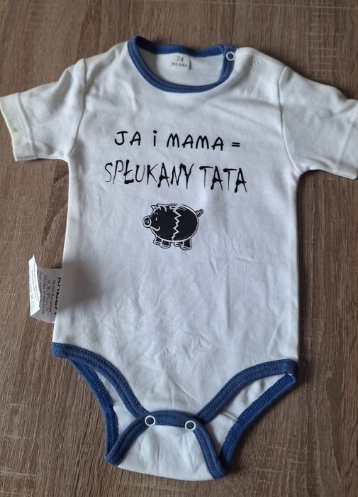 Body z napisem " Ja i mama =spłukany tata " 74