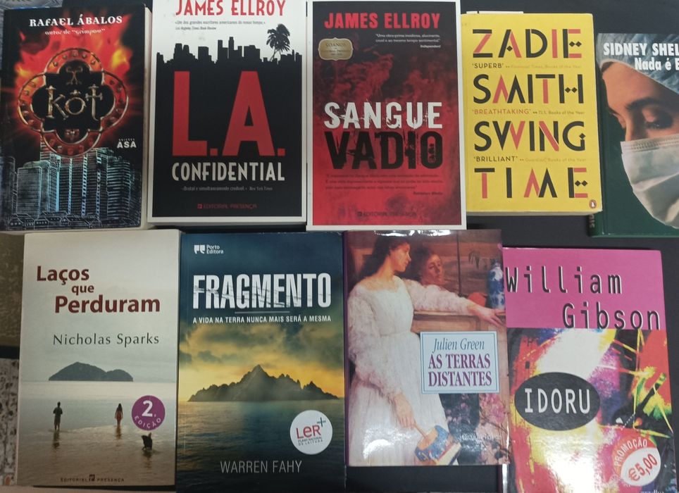 Vários romances a 5 euros cada
