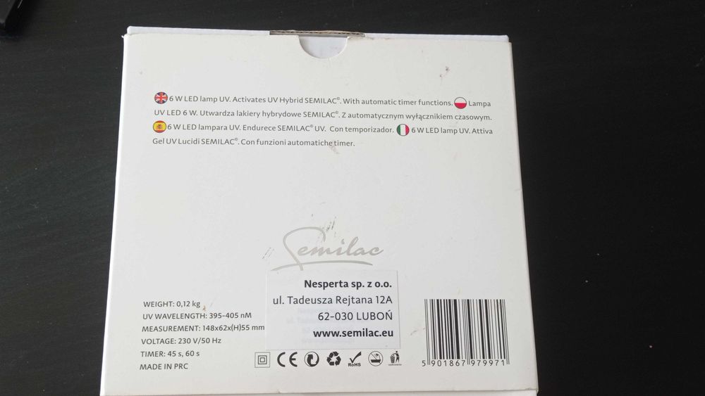 Semilac hybryda lampa mała 6v turystyczna