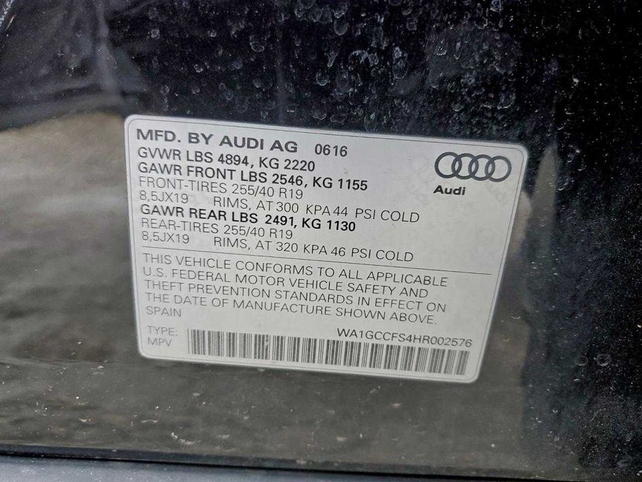 2017 Audi q3 PRESTIGE