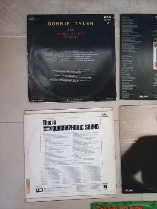 Pack de 8 lp em vinil very good