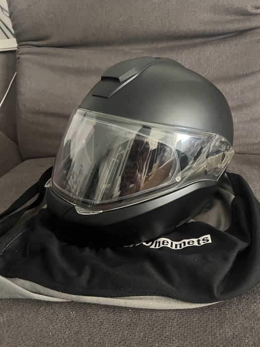 BMW System 6 Evo flip-up helmet (preto fosco)