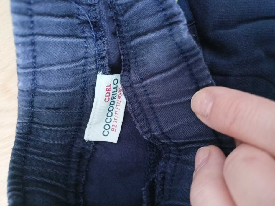 Spodnie / bojówki chłopięce granatowe rozmiar 92