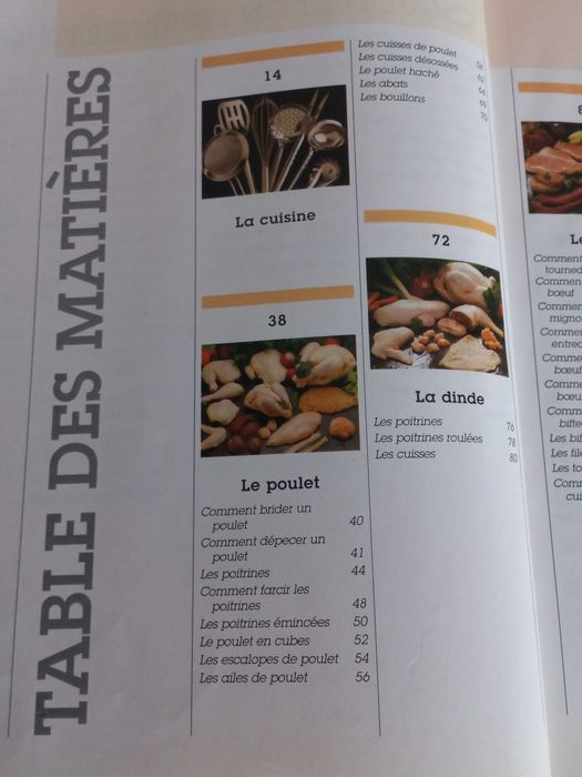 Livro de receitas em FRANCÊS