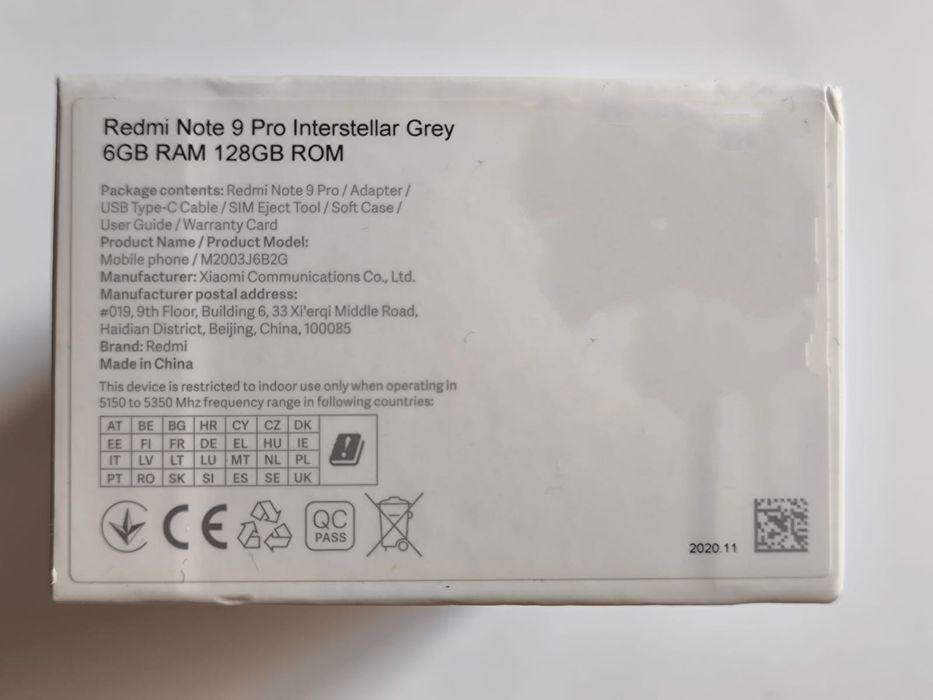 Redmi Note 9 Pro