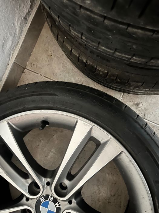 Jantes aro 18 bmw originais com pneus 80%