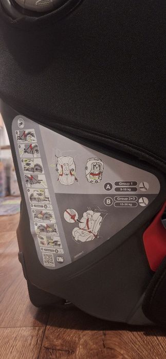 Fotelik samochodowy Britax Evola 123 9-36 kg