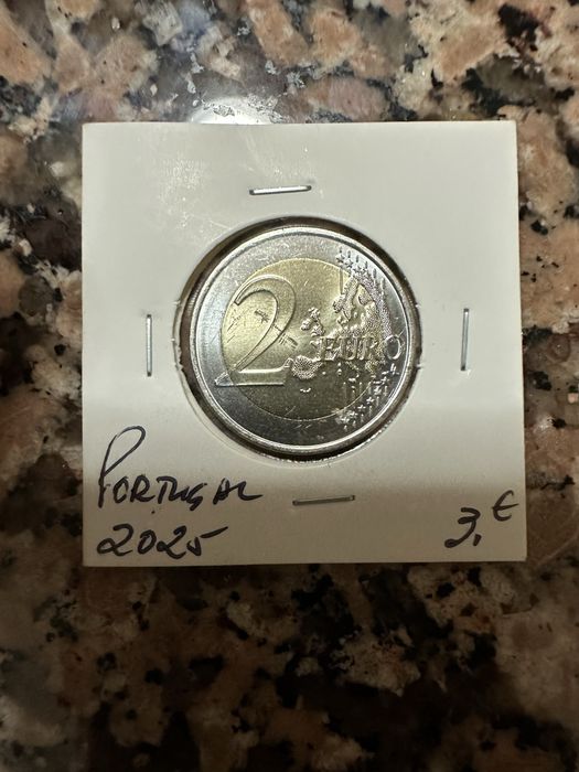 Moeda 2€ portugal Desenvolvimento sustentavel