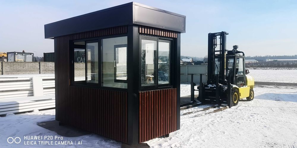 Pawilon Portiernia Wartownia Budka Parkingowa Stróżówka 2,6x2,4m