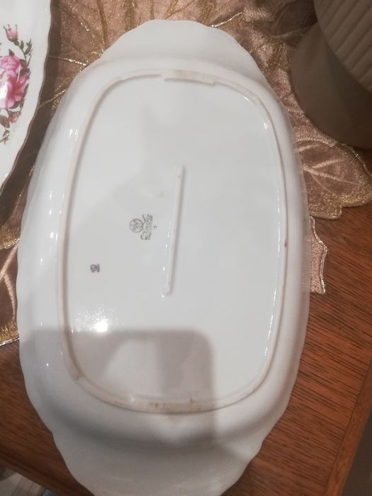 Połmiski, talerze duże PRL. 3 sztuki. Okazja.