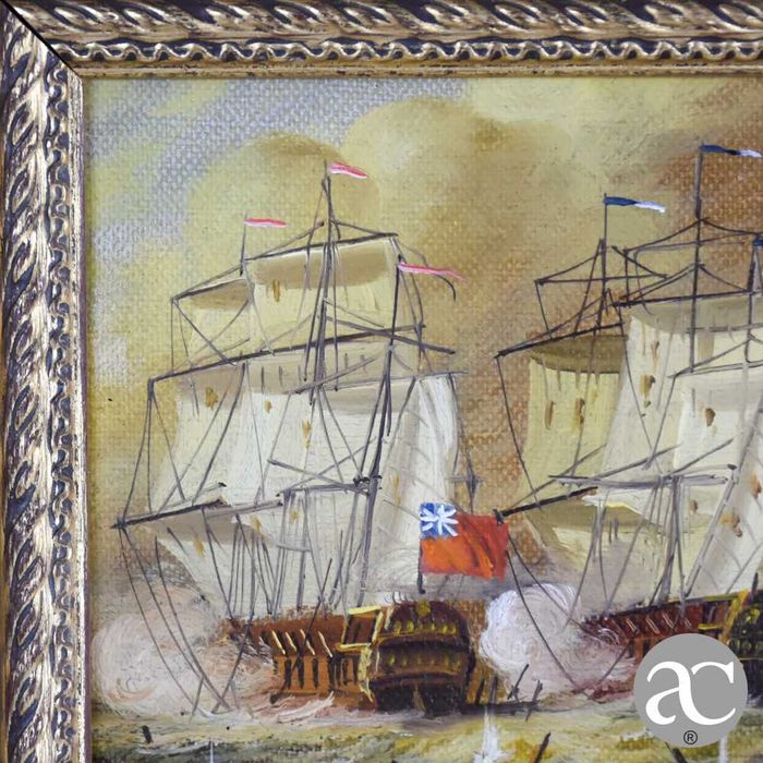 Óleo sobre tela do Artista João Peixoto, com moldura nº2