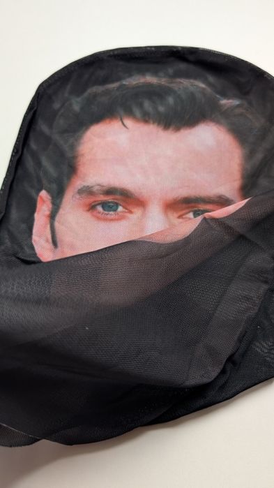 Маска на голову Генри Кавилл лицо актера балаклава супермен