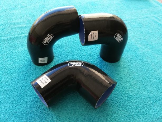 Tubos silicone 90 graus ic intercooler reduções - Varias medidas