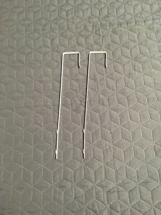 wieszak na drzwi na lustro biały