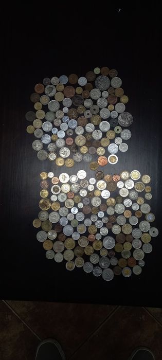 Lote 220 moedas não repetidas