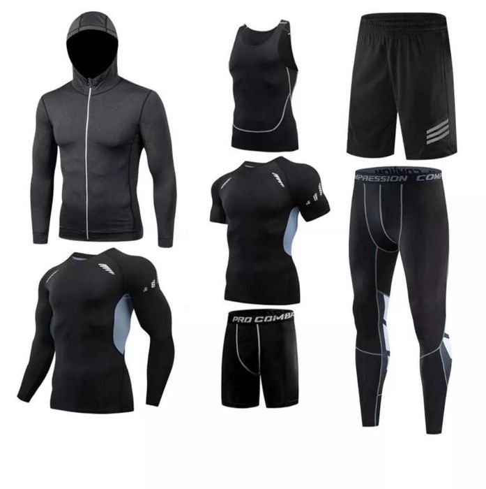 Компресійні костюми,комплекти 3в1,4в1,5в1,7в1 (рашгард,лосіни,шорти)