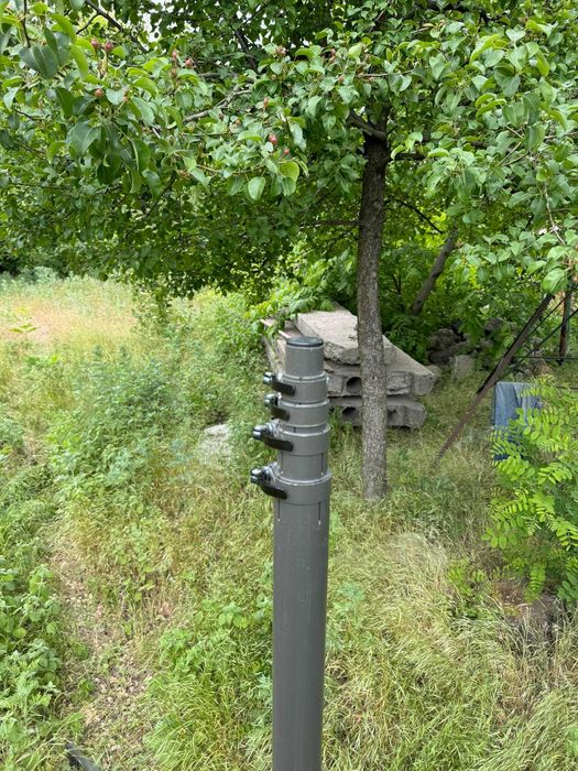 Акція Щогла 8м фарбована телескопічна мачта для радіомост/ WiFiмост