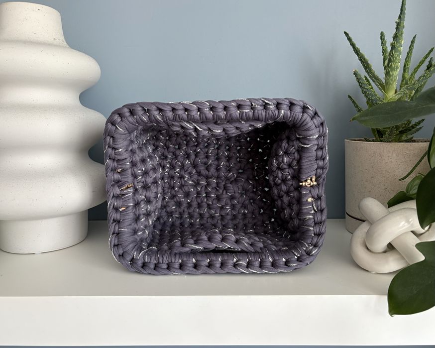 Szydelkowa torebka do ręki