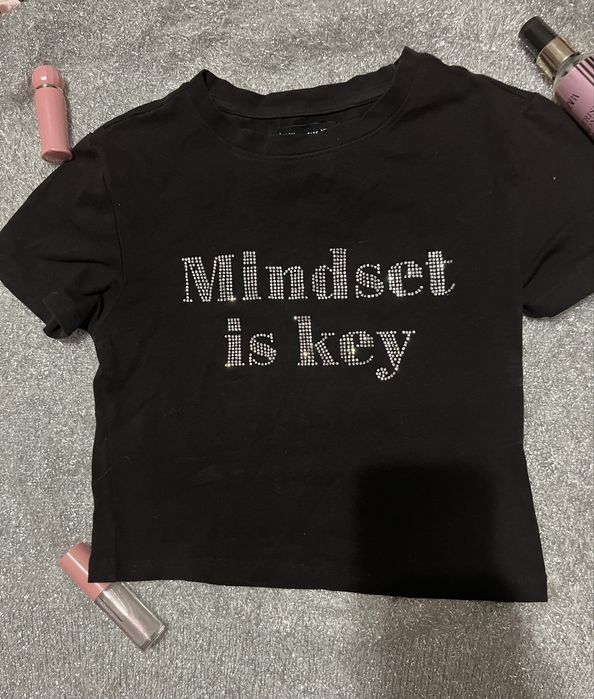 Чорний Топ зі стразами