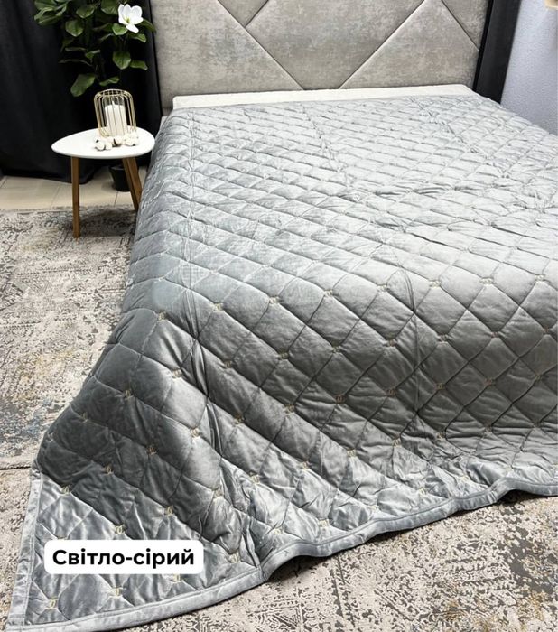 Суперціна! Велюрове покривало на ліжко велюровое покрывало