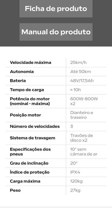 Trotineta urbanglide pro 2 Motores
