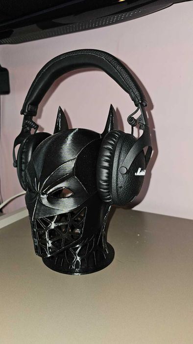 Suporte para Fones – Design Máscara (Estilo Batman)