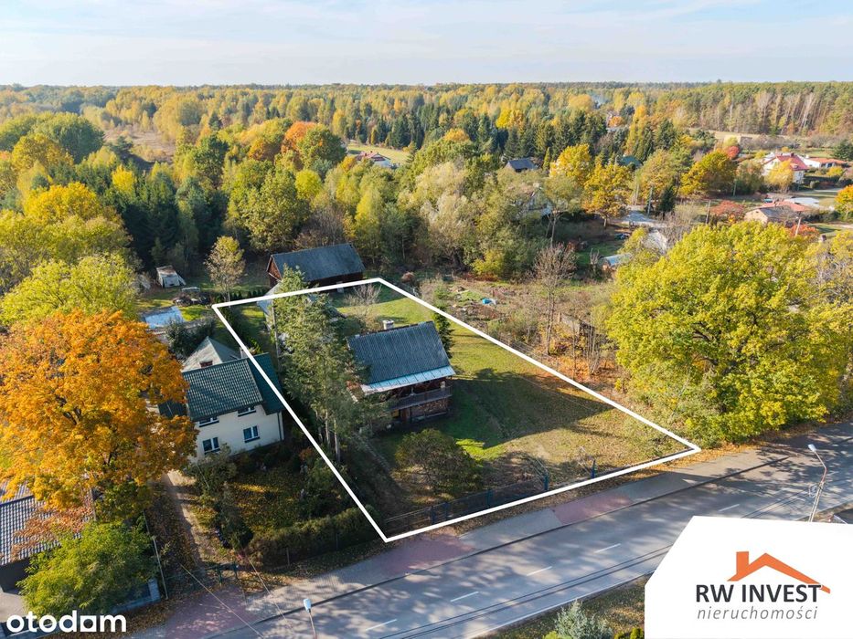 Atrakcyjna działka z domem 90m2