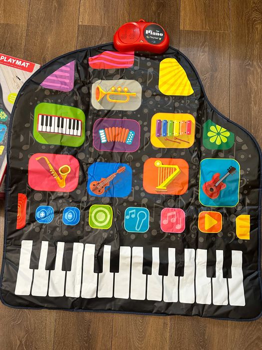 Музыкальный коврик пианино  grand piano playmat global gizmos