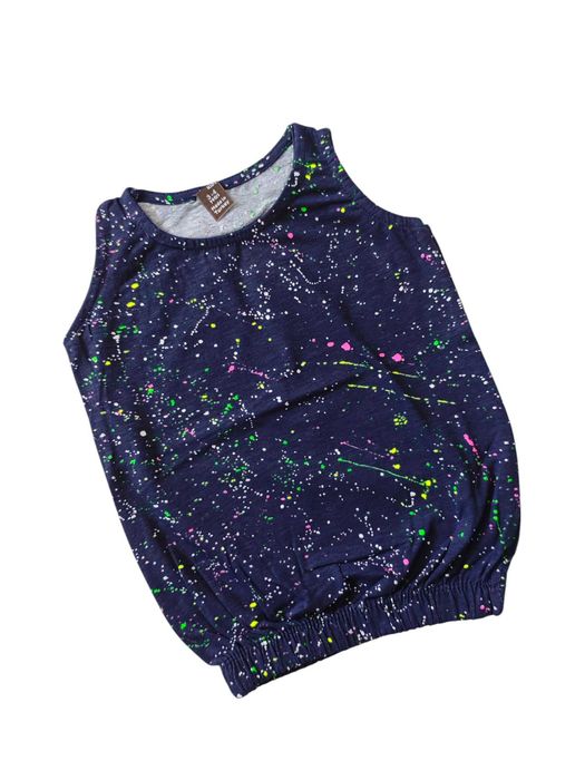 Koszulka bluzka dla dziewczynki t-shirt bez rękawów nowa WYS-Ż 116-122