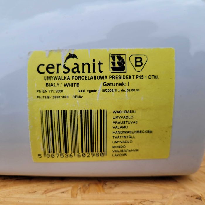Nowa umywalka Cersanit President P45