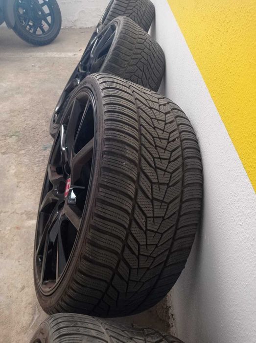 Conjunto de 4 JANTES 20x8.5 originais com pneus incluídos para Honda Civic fk8 type r e fk2 (ET) 60
