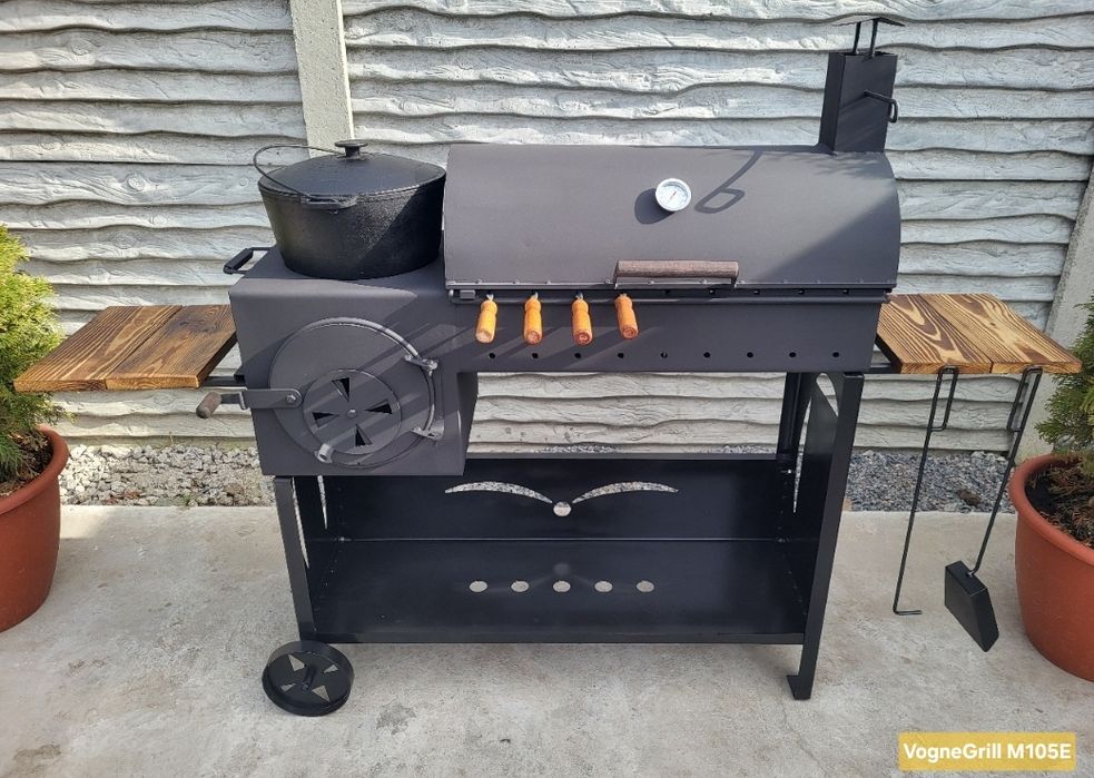 • ХІТ 2026 • Гарантія • Мангал Барбекю з Піччю під Казан / Коптильня