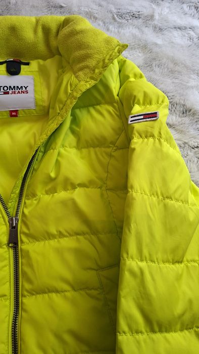 Kurtka przejściowa Tommy Hilfiger limonkowa